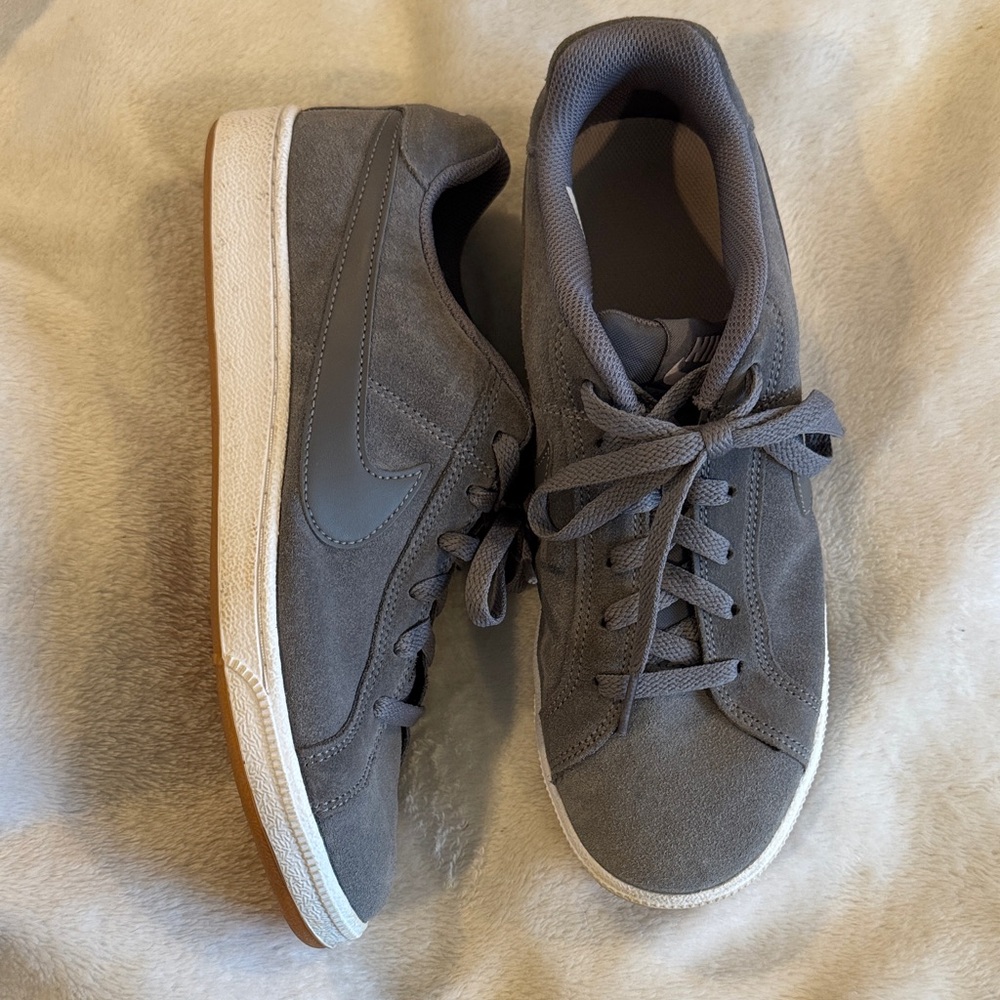 Nike Charcoal Suede Sneakers